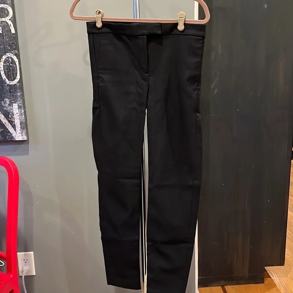 🍁🐠J Crew Ryder Dress Work Slim Fit trouser pants black size 2